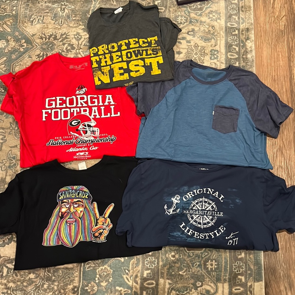 Pack of 5 large tees